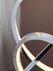 Chrome Sculptural LED Touch Table Lamp - Image 3 of 8