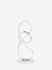 Chrome Sculptural LED Touch Table Lamp - Image 5 of 8