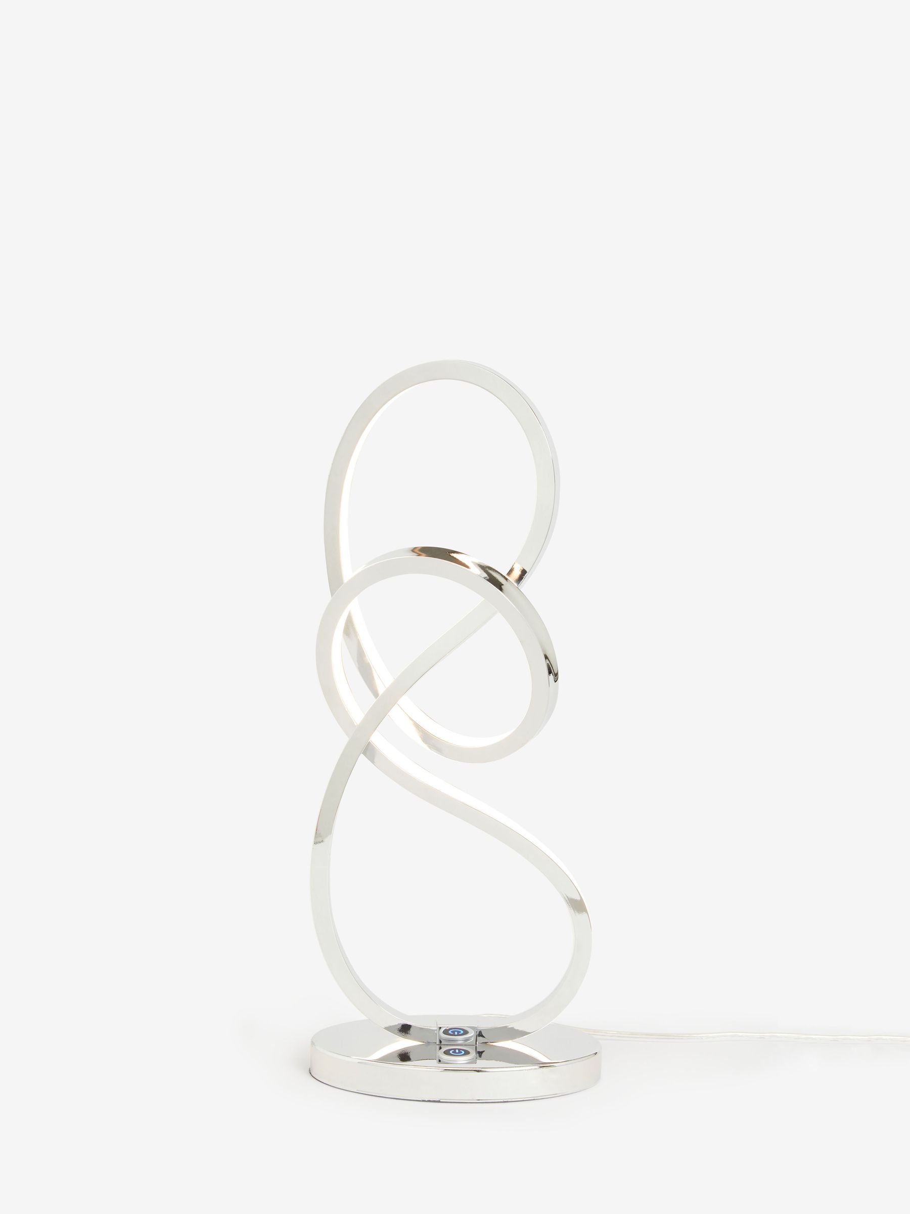 Buy Chrome Sculptural LED Touch Table Lamp from the Next UK online shop