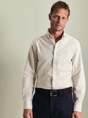 Dabīgais akmens - Charles Tyrwhitt pogājams, elastīgs, mazgāts, klasiska piegriezuma Oxford krekls - Attēls 2 no 6
