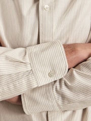 Dabīgais akmens - Charles Tyrwhitt pogājams, elastīgs, mazgāts, klasiska piegriezuma Oxford krekls - Attēls 4 no 6