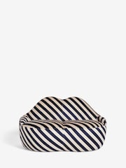 Rockett St George Studio Stripe Velvet Sand and Black Luscious Lips Small 2 Seater Sofa - Image 2 of 6