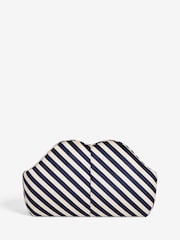 Rockett St George Studio Stripe Velvet Sand and Black Luscious Lips Small 2 Seater Sofa - Image 3 of 6