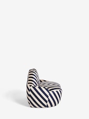 Rockett St George Studio Stripe Velvet Sand and Black Luscious Lips Small 2 Seater Sofa - Image 5 of 6
