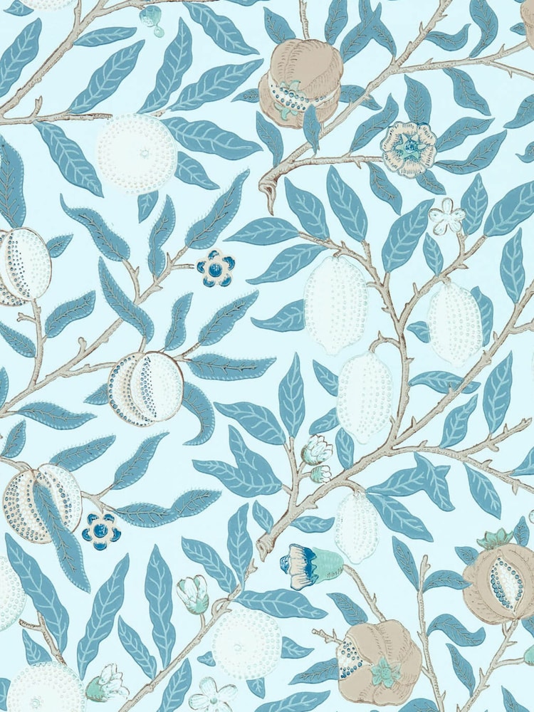 Morris & Co Grey Fruit 10.05M Wallpaper - Image 2 of 2