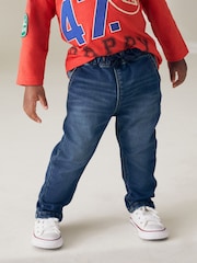 Vintage Wash Super Soft Pull-On Jeans With Stretch (3mths-7yrs) - Image 1 of 4