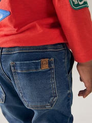 Vintage Wash Super Soft Pull-On Jeans With Stretch (3mths-7yrs) - Image 4 of 4