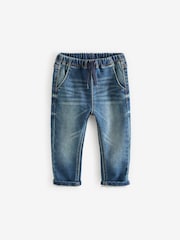 Vintage-Waschung - Superweiche Pull-on-Jeans mit Stretch (3 Monate–7 Jahre) - Bild 5 von 8