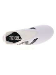 New Balance Off White Boys Tekela Firm Football Boots - Image 5 of 6