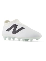 New Balance Off White Boys Tekela Firm Football Boots - Image 6 of 6
