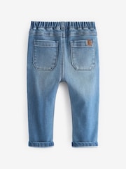 Blue Black Denim Supersoft Pull-On Jeans With Stretch 2 Pack (3mths-7yrs) - Image 4 of 5