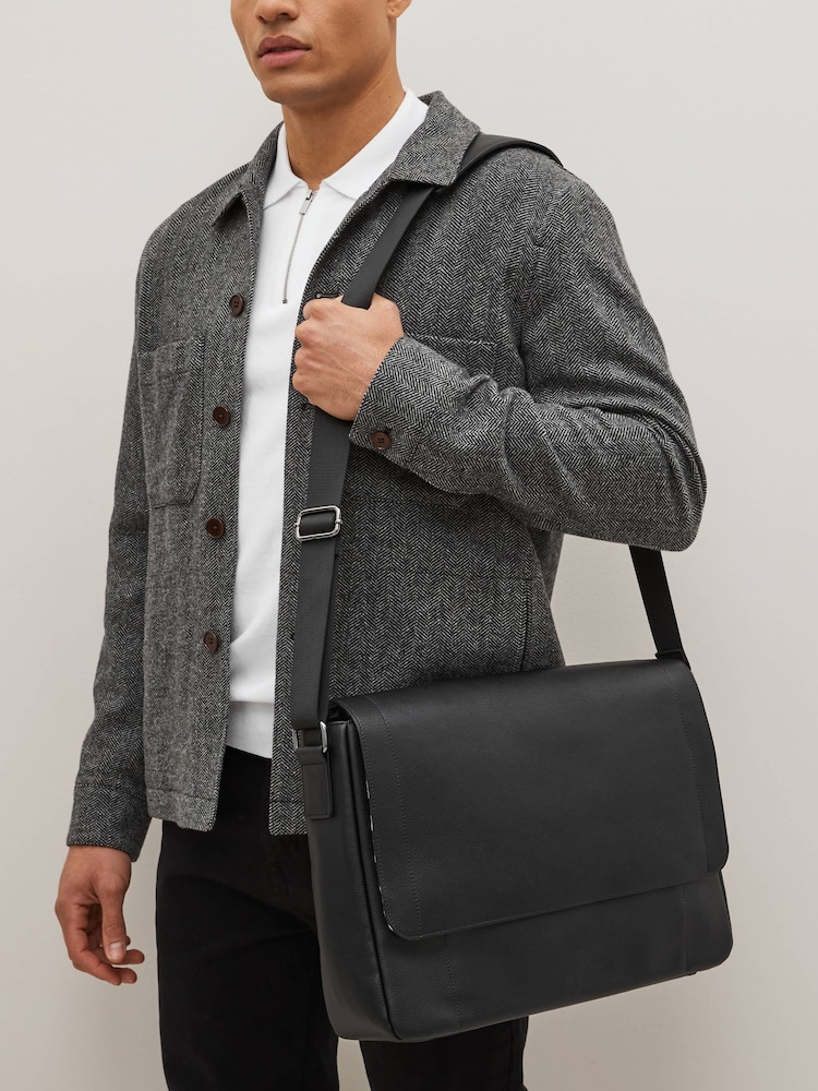 Black Messenger Bag - Image 1 of 10