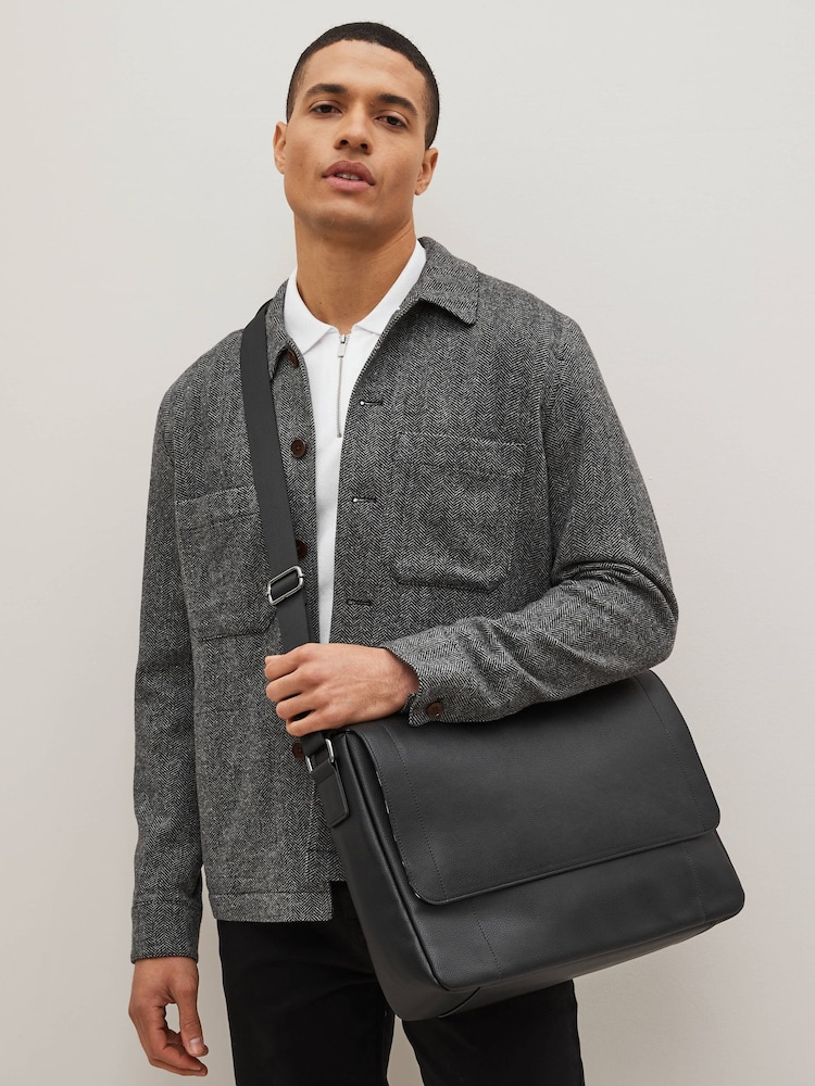 Black Messenger Bag - Image 2 of 10