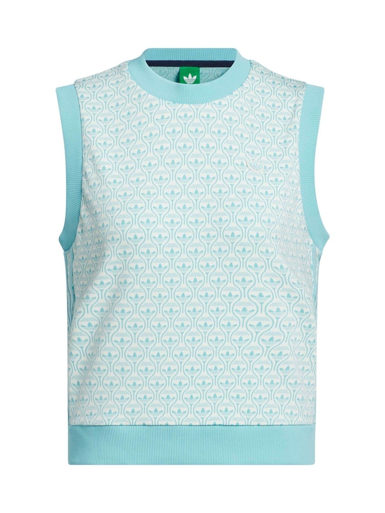 Άσπρο - adidas Golf Originals Γιλέκο με all-over σχέδιο - Εικόνα 5 από 5