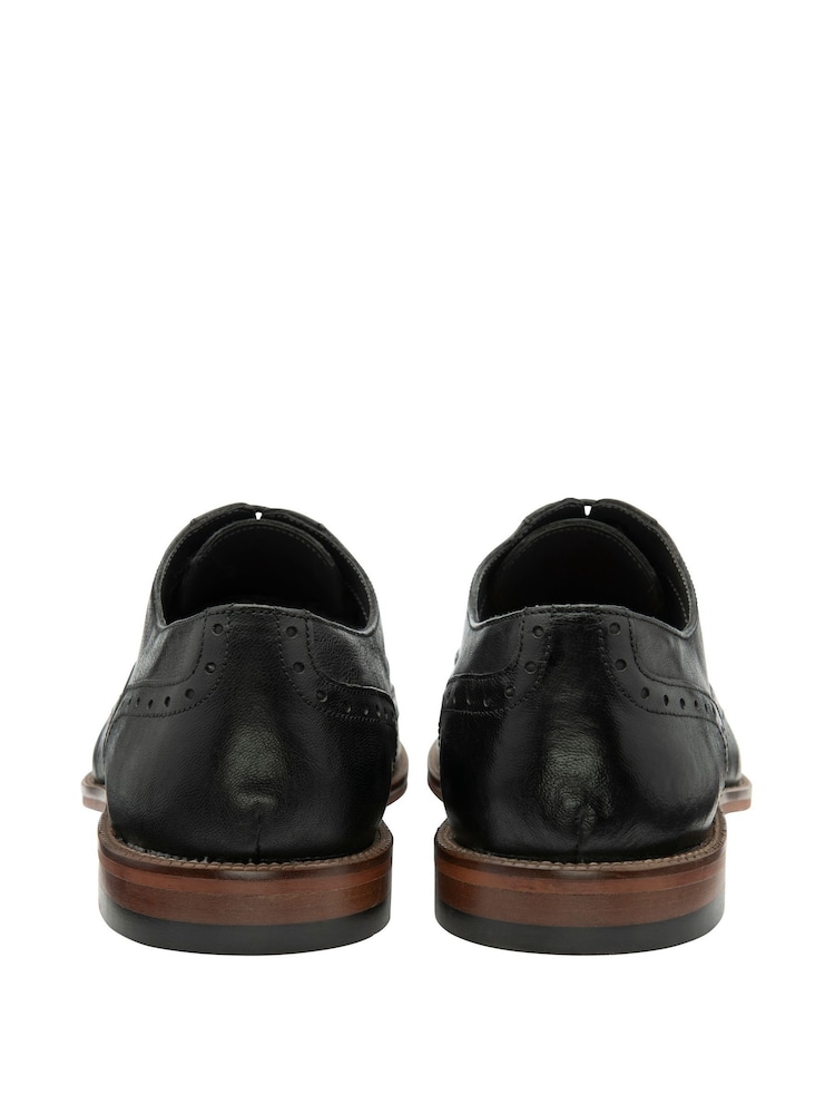 Negru - Frank Wright Leather Cu șireturi Brogue - Image 3 of 4