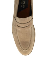 Frank Wright Natural Suede Slip On Loafers - Image 4 of 4