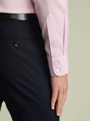 وردي - قميص تويل مقاوم للتجعد بتلبيس كلاسيكي من Charles Tyrwhitt - صورة 3 من 7