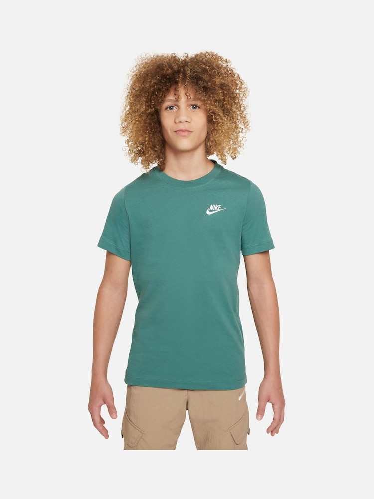 zelena - Bombažna majica s kratkimi rokavi Nike 100% Futura - Slika 1 iz 4