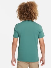 zelena - Bombažna majica s kratkimi rokavi Nike 100% Futura - Slika 2 iz 4