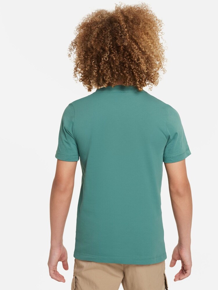 zelena - Bombažna majica s kratkimi rokavi Nike 100% Futura - Slika 2 iz 4