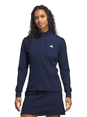Adidas Golf Blue Ultimate365 Textured Jacket - Image 1 of 6