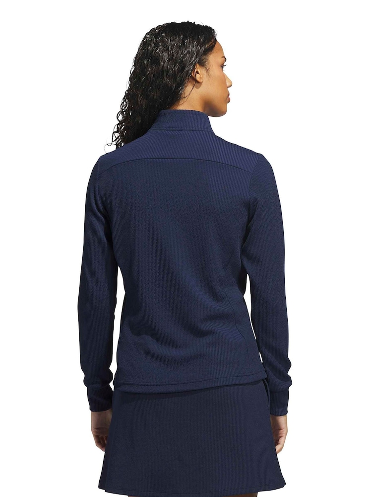 Adidas Golf Blue Ultimate365 Textured Jacket - Image 2 of 6