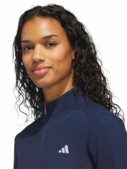 Adidas Golf Blue Ultimate365 Textured Jacket - Image 4 of 6