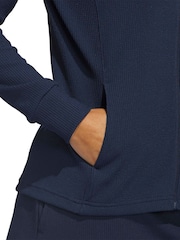 Adidas Golf Blue Ultimate365 Textured Jacket - Image 5 of 6