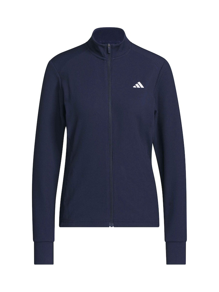 Adidas Golf Blue Ultimate365 Textured Jacket - Image 6 of 6