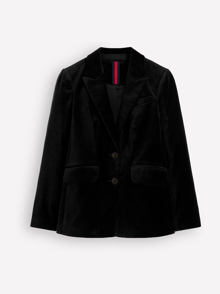 Boden Black Stamford Velvet Blazer - Image 6 of 6 Boden Black Stamford Velvet Blazer - Image 6 of 6