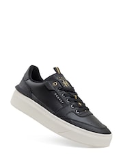 Cruyff Black Endorsed Tennis Trainers - Image 3 of 5