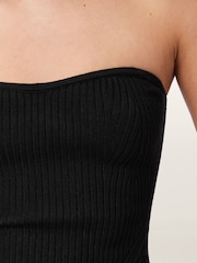 AllSaints Black Cruz Bandeau Top - Image 4 of 10