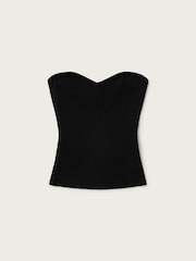 AllSaints Black Cruz Bandeau Top - Image 9 of 10