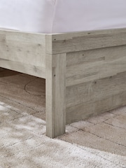 Grey Oak Effect Bronx Wooden Bed Frame - Image 3 of 6