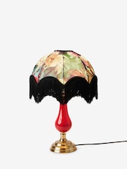 Clarke & Clarke Black/Pink Tahiti Table Lamp - Image 3 of 3