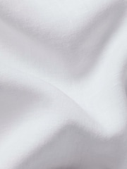 Charles Tyrwhitt White Pure Linen Slim Fit Shirt - Image 6 of 7