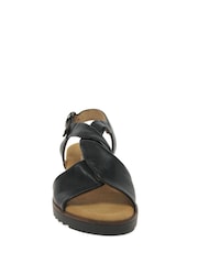 Gabor Wide Fit Tan Rich Leather Sandals - Image 4 of 5