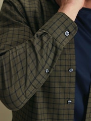 Charles Tyrwhitt Grid Check Non-Iron Twill Classic Fit Shirt - 6суретінің 4 суреті