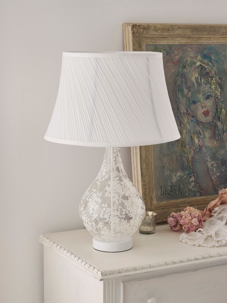 Shabby Chic by Rachel Ashwell® White Lillian Table Lamp - Image 2 of 4