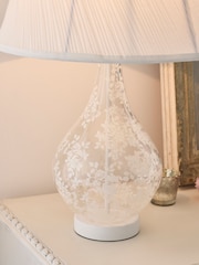 Shabby Chic by Rachel Ashwell® White Lillian Table Lamp - Image 3 of 4