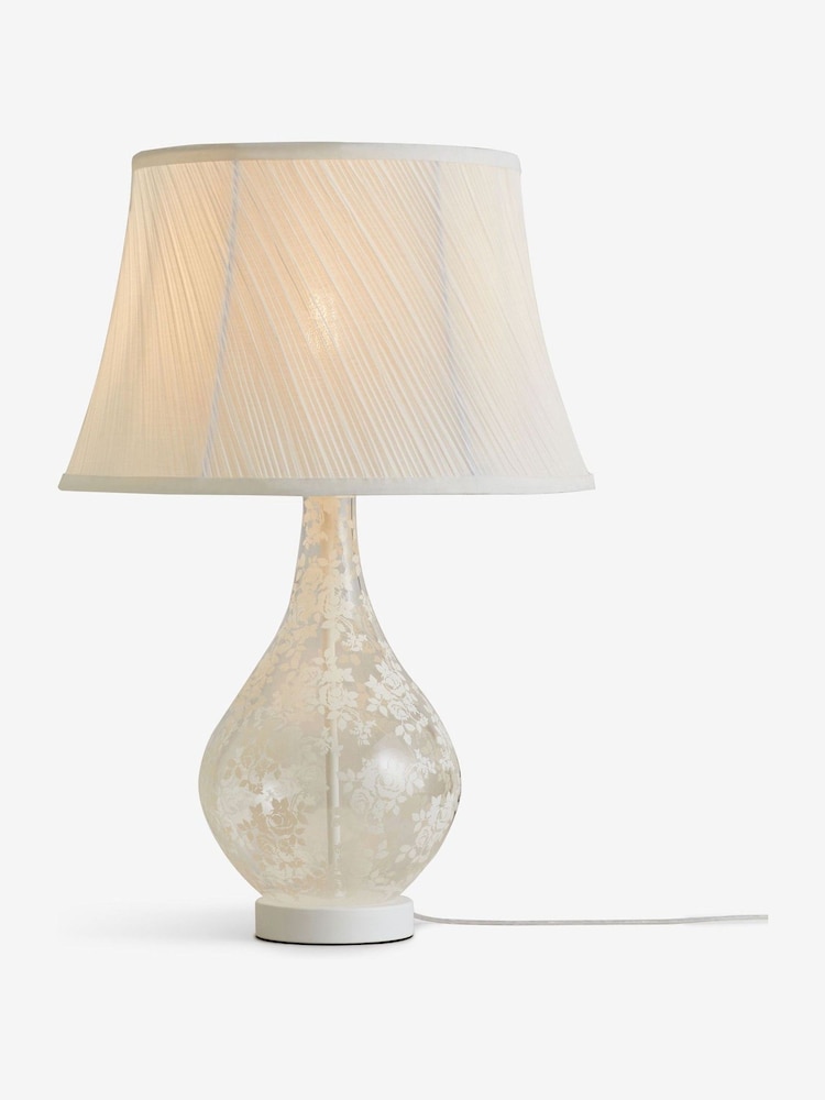 Shabby Chic by Rachel Ashwell® White Lillian Table Lamp - Image 4 of 4