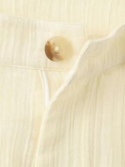 Mango Yellow Straight-Leg Cotton Trousers - Image 7 of 7