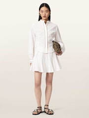 AllSaints White Frances Skirt - Image 2 of 6