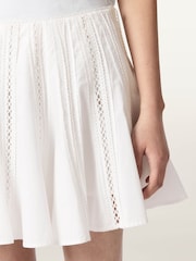 AllSaints White Frances Skirt - Image 3 of 6