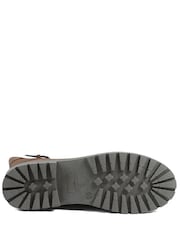 Jones Bootmaker Brown Maryna Leather Slip On Ankle Boots - Image 5 of 6