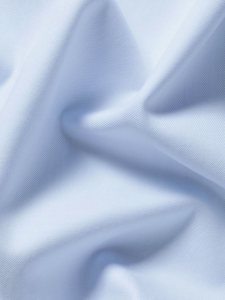 Charles Tyrwhitt Winchester Non-Iron Twill Cutaway Slim Fit Shirt - Imaginea 8 din 8