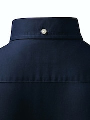 Mornarica Plavo - Charles Tyrwhitt Button-Down Stretch Washed Poplin Classic Fit Shirt - Slika 5 od 6
