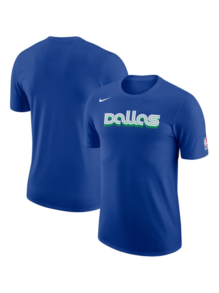 Fanatics Blue Dallas Mavericks City Edition Logo T-Shirt - Image 1 of 3