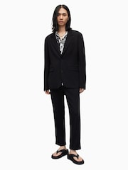 AllSaints Black Helm Trousers - Image 2 of 8