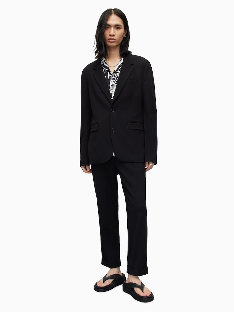 AllSaints Black Helm Trousers - Image 2 of 8 AllSaints Black Helm Trousers - Image 2 of 8
